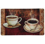 Anti-Fatigue Cushioned Kitchen Mat (2-Pack) – French Coffee