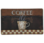 Anti-Fatigue Cushioned Kitchen Mat (2-Pack) – Vintage Coffee