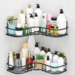2-Piece Corner Caddy Shelves with Mounts