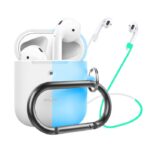 Premium Silicone Case Cover and Strap for AirPods 1 & 2 – Glow in the Dark