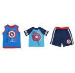 Batman, Captain America, Spider-Man or Ninja Turtles Toddler Set – Captain America – Blue – 5
