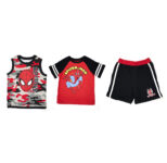 Batman, Captain America, Spider-Man or Ninja Turtles Toddler Set – Spider-Man – Red – 5