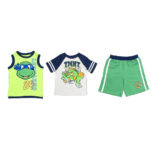 Batman, Captain America, Spider-Man or Ninja Turtles Toddler Set – Ninja Turtles – Green – 3T