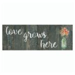 20 x 55-Inch Anti-Fatigue Kitchen Mat – Love Grows Here