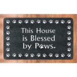 18″ x 30″ Coir Rubber Printed Door Mats – Paws