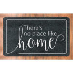 18″ x 30″ Coir Rubber Printed Door Mats – No Place Like Home