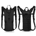 3-Liter Hydration Pack with Silicone Bite Valve and Adjustable Straps – Black
