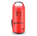 Waterproof Floating Dry Bag with 2 Exterior Zip Pockets – 20L – Orange