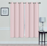 Madonna Blackout Grommet Curtain Panels (Set of 2) – 63″ BLUSH