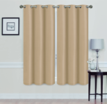 Madonna Blackout Grommet Curtain Panels (Set of 2) – 63″ GOLD
