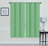 Madonna Blackout Grommet Curtain Panels (Set of 2) – 63″ SAGE
