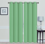 Madonna Blackout Grommet Curtain Panels (Set of 2) – 84″ SAGE