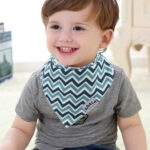 Little Baby Bandana Drool Bibs for Toddlers (Set of 12) + Bonus Car Seat Cover