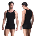 Men’s Core Support and Insta-Trim Compression Undershirt – Black – X-Large