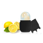 Reusable Silicone Contour Stick Ice Roller for Face, Eyes, and Body – Black