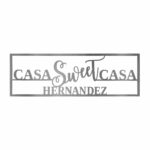 Personalized Home Sweet Home Metal Sign – Casa Sweet Casa