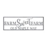 Personalized Home Sweet Home Metal Sign – Farm Sweet Farm