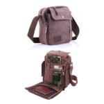 Multifunctional Canvas Bag With Adjustable Shoulder Strap – Purple