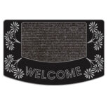 Durable Rubber Indoor/Outdoor Door Mats – Aloha Silver