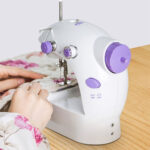 Portable Electric Sewing Machine with Adjustable Speed Settings