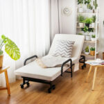 Rolling Foldable Single Twin Guest Bed