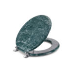 Round Toilet Seat with Easy Clean & Change Hinge – Jade