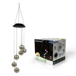 Whimsical Color-Changing Solar LED Ornament Hanging Wind Spinner (1- or 2-Pack) – 1 Pack