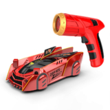 Zero Gravity Laser-Guided Real Wall Climbing Race Car – Zero Gravity Laser controlled car – Red