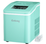 Portable Countertop Self-Cleaning Ice Maker – Green