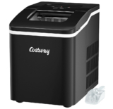 Portable Countertop Self-Cleaning Ice Maker – Black