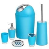 NewHomeâ„¢ 6-Piece Bathroom Accessories Set – Blue