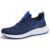 Men’s Lace-up Comfort Athleisure Fashion Sneakers – 12 – Blue