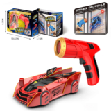 Zero Gravity Laser-Guided Wall Climbing Race Car – Zero Gravity Laser car – red