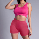 Women’s 12-Inch Seamless Biker Shorts (1- to 5-Pack) – 4 Pack Small