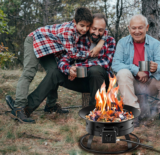 Portable 58,000 BTU Outdoor Propane Fire Pit