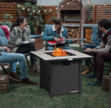 Square 30″ 50,000-BTU Propane Gas Fire Pit Table