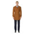 Men’s Double- or Single-Breasted Peacoat Wool Blend Dress Jacket – Double-Breast – Light Grey – 3XL