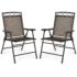 GoplusÂ® Cushioned Outdoor Patio Rattan Dining Chairs (Set of 4)