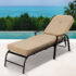 Adjustable Outdoor Patio Chaise Lounge Chair  – Orange