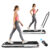 SuperFit™ 2-in-1 2.25HP Under Desk Electric Folding Treadmill with Remote Control – White