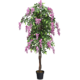 4 to 6-Foot Artificial Plants (4 Options) – 6-Foot Artificial Wisteria