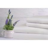 Lavender Scented Bamboo 4-Piece Sheet Set – Twin – White