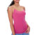 Women’s Stretchy Camisole Spaghetti Strap Tank Top (4-Pack) – Pink Large