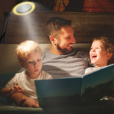 2-in-1 Magnifier & Desk Lamp with 72 LED Lights & 10 Brightness Modes