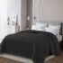 Solid Color Microfiber Down Alternative Blanket – Full/Queen – Khaki