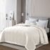 Solid Color Microfiber Down Alternative Blanket – Full/Queen – Gray