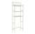 Over-the-Toilet 3-Shelf Bathroom Organizer – Satin Nickel