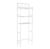 Over-the-Toilet 3-Shelf Bathroom Organizer – White
