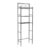 Over-the-Toilet 3-Shelf Bathroom Organizer – Black