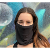 Sports Neck Gaiter Face Mask – Black